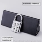 Mechanical 8-digit Key Lock Password Lock Padlock - Image 9