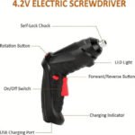 47PCS Electric Screwdriver Rechargeable Kit Cordless Drill Drill Driver Bits Set - Image 6
