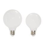 Milky White LED Glass Bulb Warm White Light Source - Image 2