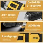 21V Cordless Drill Driver & Screwdriver Set, Brushless Motor - Image 8