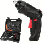 47PCS Electric Screwdriver Rechargeable Kit Cordless Drill Drill Driver Bits Set