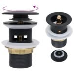 drain fitting with overflow 6.4x6.4x9.1 cm   drain fitting