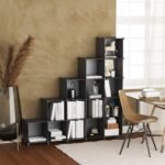 Plastic Shelving Storage Cabinet Assembled Bookcase Plastic Storage - Image 4