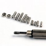 Stainless Steel Glasses Screw Nut Bolt Washer Watch Glasses Screw Kit - Image 3