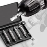 HHS Double Ended Screw Extractor Damaged Screw Extractor Drill Bit Extractor Drill Set Broken Speed Out Bolt Extractor Bolt Stud - Image 5