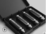 HHS Double Ended Screw Extractor Damaged Screw Extractor Drill Bit Extractor Drill Set Broken Speed Out Bolt Extractor Bolt Stud - Image 4