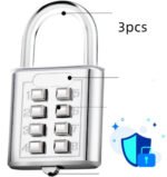 Mechanical 8-digit Key Lock Password Lock Padlock - Image 8