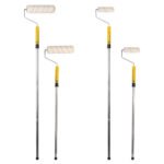 Paint Roller Set Paint Rollers With Extension Pole Tray Paint Brush Roller Sleeves For Painting Wall Ceiling - Image 3