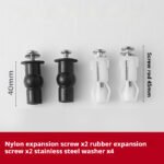 Rubber Nylon Expansion Screw Anchor For Toilet Seat Lid Accessories - Image 5