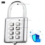Mechanical 8-digit Key Lock Password Lock Padlock - Image 7