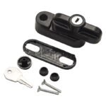 Plastic Steel Flat Door And Window T-Lock With Key - Image 2
