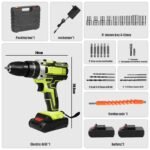 12V Cordless Impact Drill, Electric Screwdriver, Electric Impact Drill, Mini Cordless Drill, Lithium-ion Battery Power Tools - Image 2