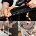 47PCS Electric Screwdriver Rechargeable Kit Cordless Drill Drill Driver Bits Set - Image 3