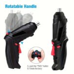 47PCS Electric Screwdriver Rechargeable Kit Cordless Drill Drill Driver Bits Set - Image 8