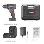 18 V21v Lithium Electric Drill Set Box Brushless Multifunctional Screwdriver - Image 6