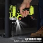 12V Cordless Impact Drill, Electric Screwdriver, Electric Impact Drill, Mini Cordless Drill, Lithium-ion Battery Power Tools - Image 6