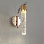 Simple Crystal Wall Lamp Living Room Wall Light Bulb - Image 2