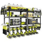 Electric Drill Tool Storage Rack