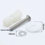 Nylon Expansion Screw Toilet Seat Cover Bolt Accessories - Image 4