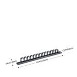 Plastic Screwdriver Holder Tool Display Stand Workshop Wrench Storage Rack - Image 9