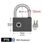 Fingerprint APP Smart Lock Anti-theft Electronic Padlock - Image 6