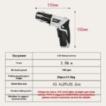Household Rechargeable Electric Screwdriver Electric Drill Set - Image 3