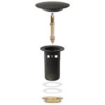 drain fitting with overflow 6.4x6.4x9.1 cm   drain fitting - Image 8
