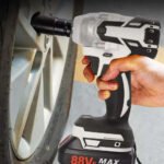 21V Cordless Electric Impact Wrench Drill Gun Ratchet Driver W 2 Battery - Image 5