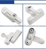 Plastic Steel Flat Door And Window T-Lock With Key - Image 5