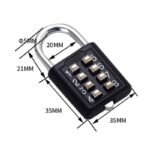 Mechanical 8-digit Key Lock Password Lock Padlock - Image 4