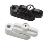 Plastic Steel Flat Door And Window T-Lock With Key - Image 4