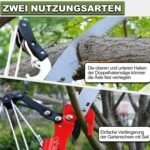 1 Telescoping Pruning Shears, Adjustable-length Pruning Saw, Stainless Steel Garden Saw For Cutting Branches And Tree Care - Image 4