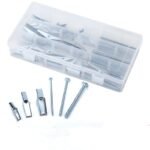 24-Piece Iron Aircraft Expansion Bolt And Screw Combo Set