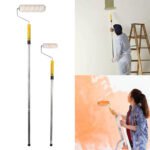 Paint Roller Set Paint Rollers With Extension Pole Tray Paint Brush Roller Sleeves For Painting Wall Ceiling - Image 4